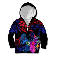 American Samoa Kid Hoodie Manu'a Cession Day Polynesian Tribal LT9 - Polynesian Pride