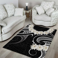 White Sunday Tokelau Gardenia Thunbergia Area Rug Fakamalo Atu Kia Te Koutou Uma LT9 - Polynesian Pride