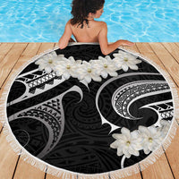 White Sunday Tokelau Gardenia Thunbergia Beach Blanket Fakamalo Atu Kia Te Koutou Uma LT9 - Polynesian Pride