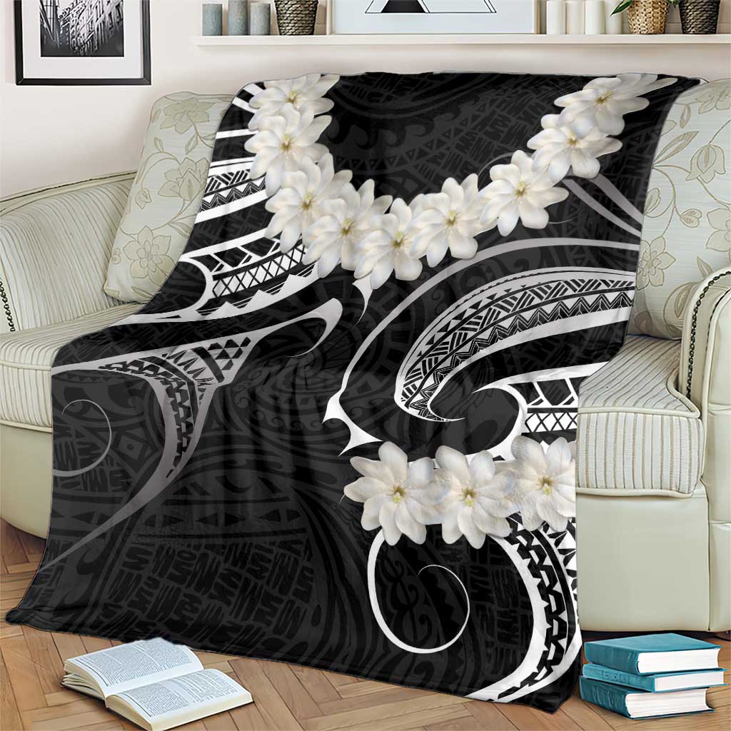 White Sunday Tokelau Gardenia Thunbergia Blanket Fakamalo Atu Kia Te Koutou Uma LT9 - Polynesian Pride