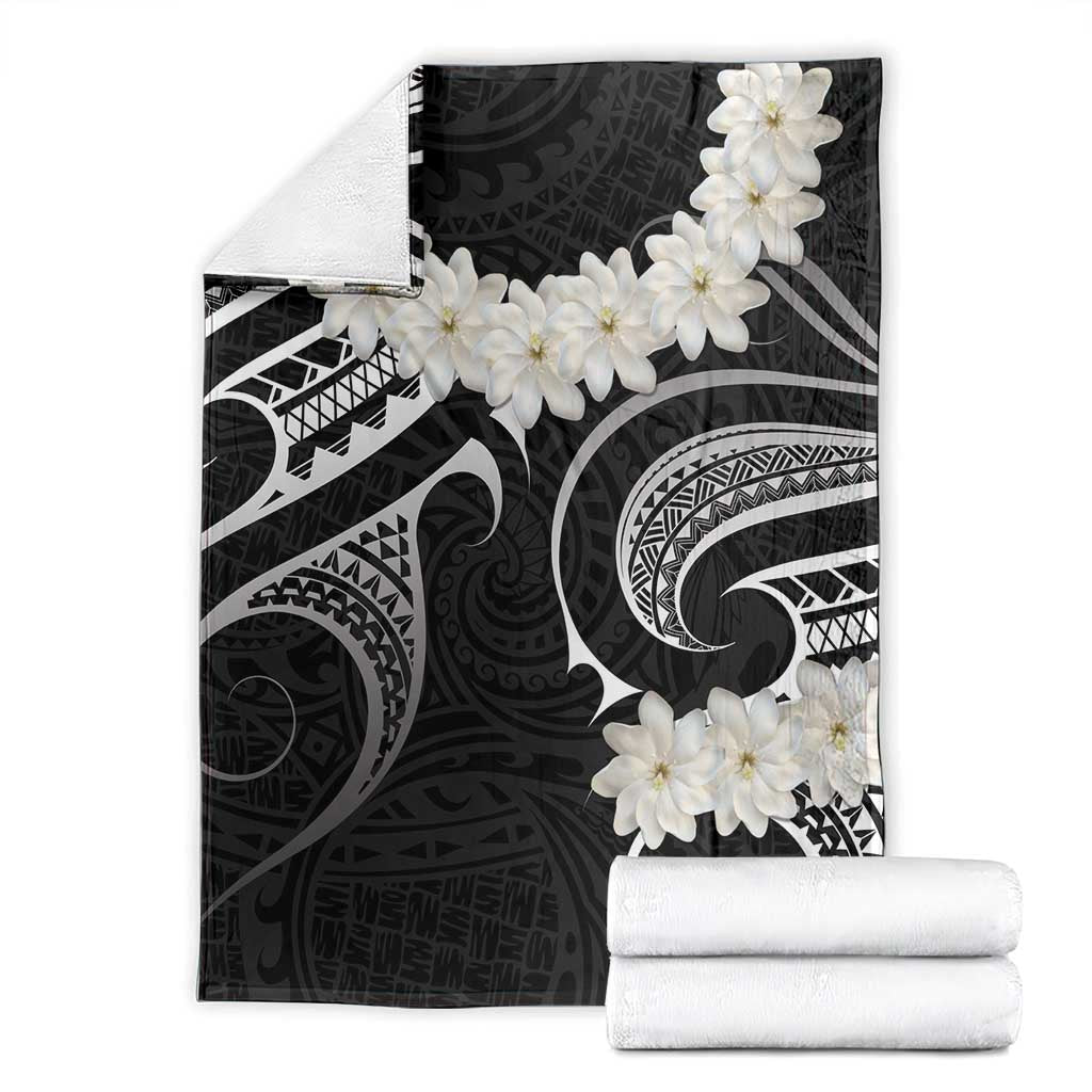White Sunday Tokelau Gardenia Thunbergia Blanket Fakamalo Atu Kia Te Koutou Uma LT9 - Polynesian Pride