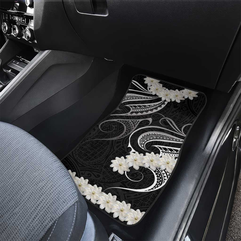 White Sunday Tokelau Gardenia Thunbergia Car Mats Fakamalo Atu Kia Te Koutou Uma LT9 - Polynesian Pride