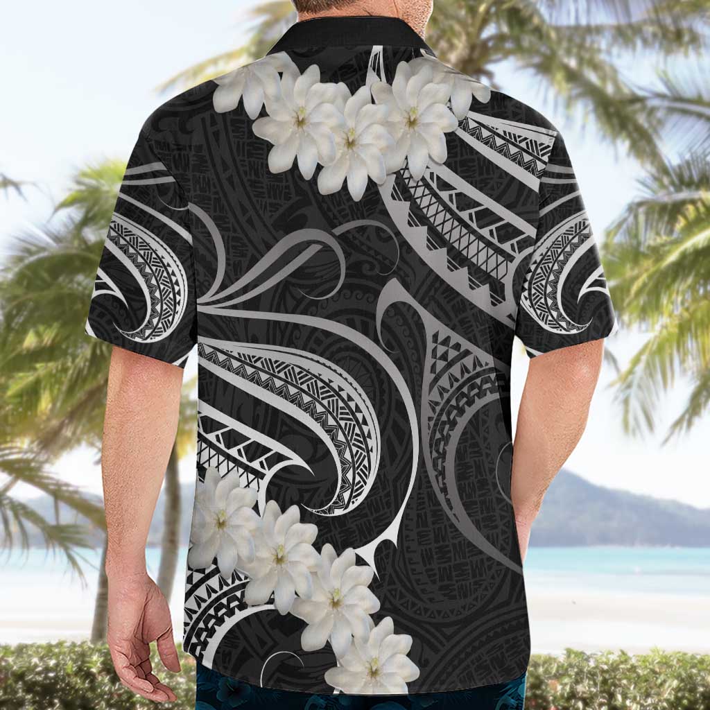 White Sunday Tokelau Gardenia Thunbergia Hawaiian Shirt Fakamalo Atu Kia Te Koutou Uma LT9 - Polynesian Pride