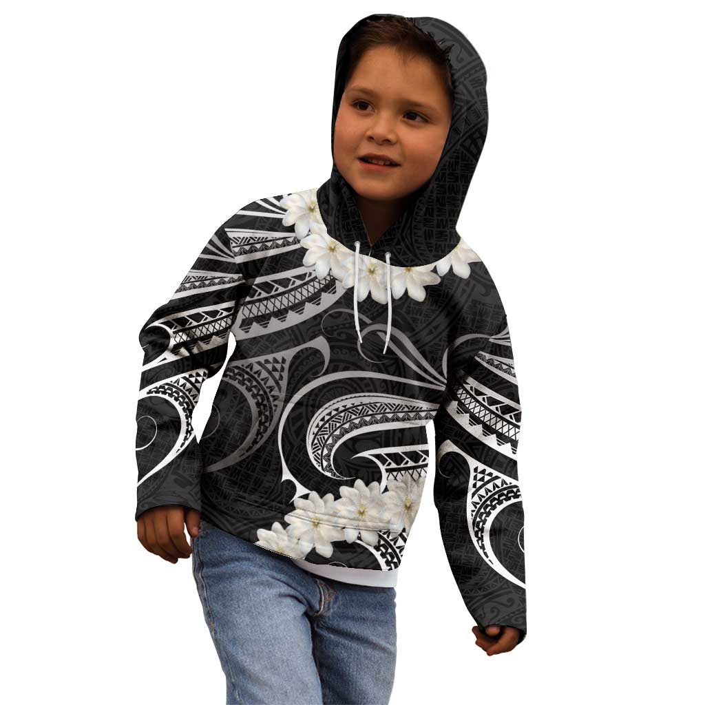 White Sunday Tokelau Gardenia Thunbergia Kid Hoodie Fakamalo Atu Kia Te Koutou Uma LT9 - Polynesian Pride