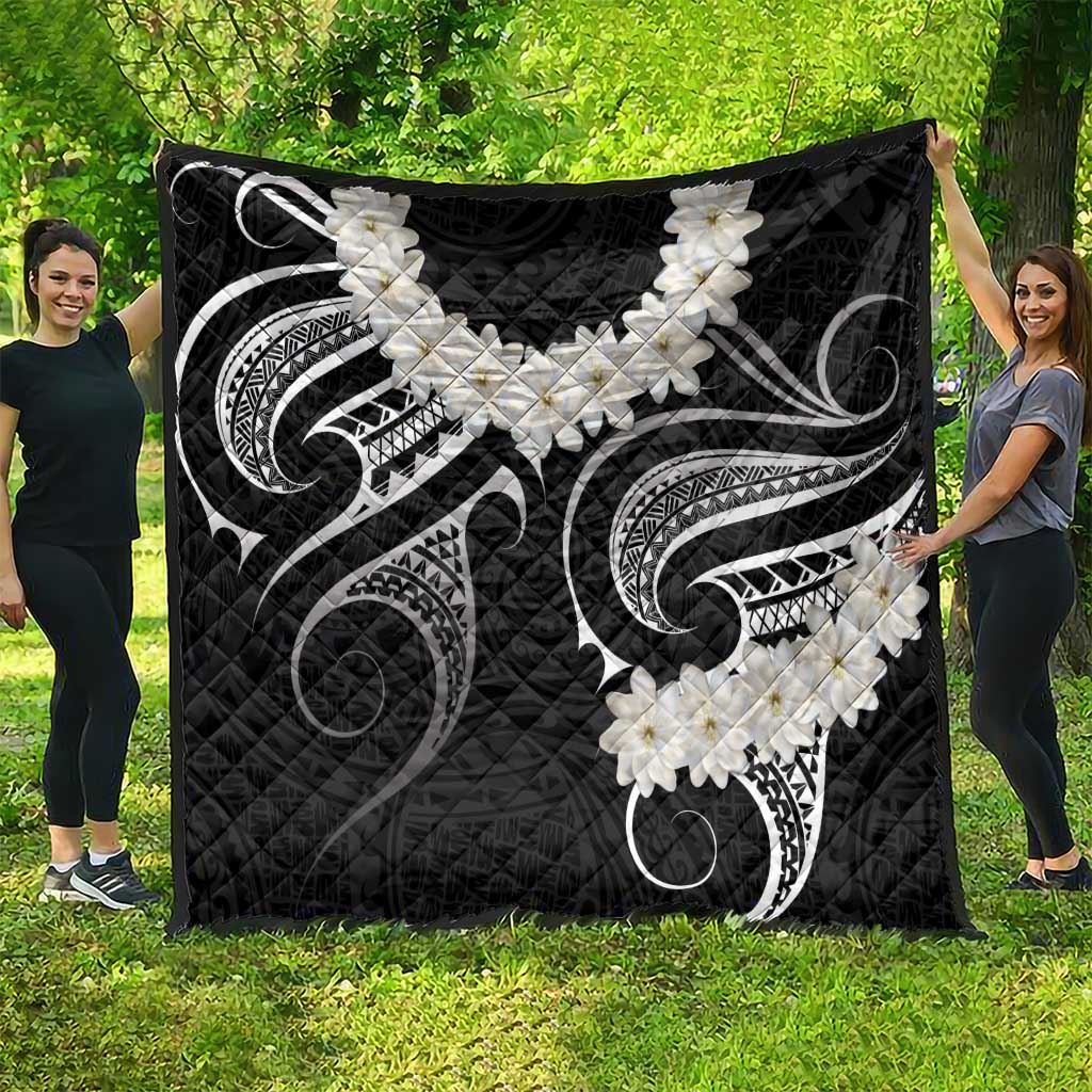 White Sunday Tokelau Gardenia Thunbergia Quilt Fakamalo Atu Kia Te Koutou Uma LT9 - Polynesian Pride