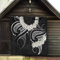 White Sunday Tokelau Gardenia Thunbergia Quilt Fakamalo Atu Kia Te Koutou Uma LT9 - Polynesian Pride