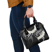 White Sunday Tokelau Gardenia Thunbergia Shoulder Handbag Fakamalo Atu Kia Te Koutou Uma LT9 - Polynesian Pride