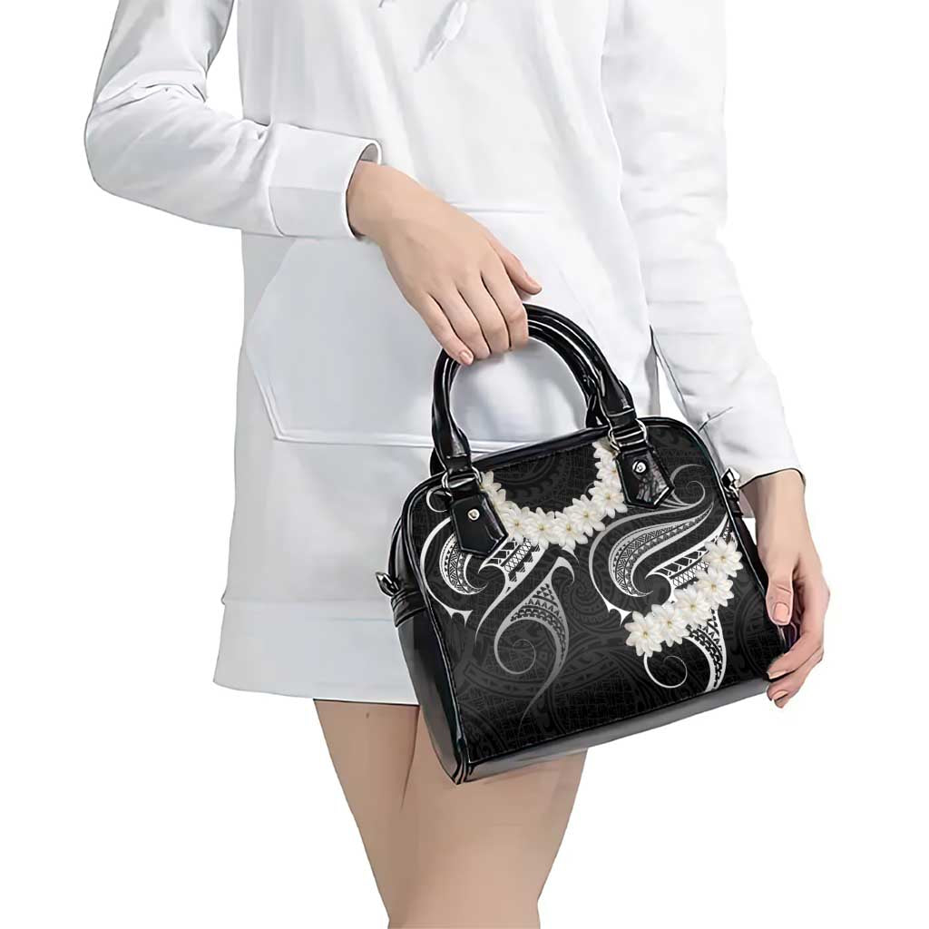 White Sunday Tokelau Gardenia Thunbergia Shoulder Handbag Fakamalo Atu Kia Te Koutou Uma LT9 - Polynesian Pride