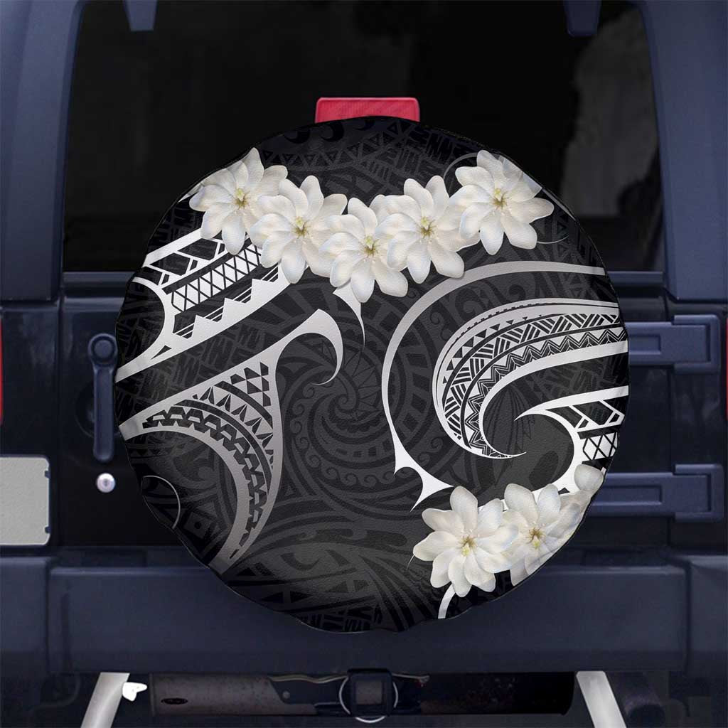 White Sunday Tokelau Gardenia Thunbergia Spare Tire Cover Fakamalo Atu Kia Te Koutou Uma LT9 - Polynesian Pride