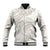 Tokelau Gardenia Thunbergia Baseball Jacket Black Polynesian Art Vibe