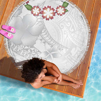 Manuia le Aso Sa o Tamaiti Tonga Beach Blanket White Sunday Heilala Lei LT9 - Polynesian Pride