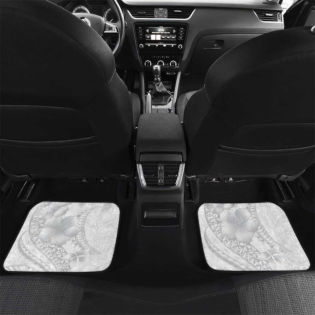 Manuia le Aso Sa o Tamaiti Tonga Car Mats White Sunday Heilala Lei