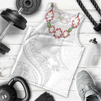 Manuia le Aso Sa o Tamaiti Tonga Men Tank Top White Sunday Heilala Lei