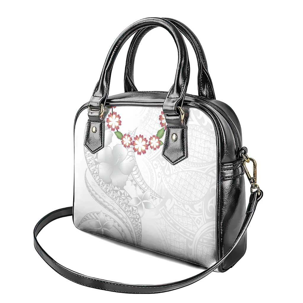 Manuia le Aso Sa o Tamaiti Tonga Shoulder Handbag White Sunday Heilala Lei