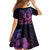 Hawaiian Sea Turtle Family Matching Mermaid Dress and Hawaiian Shirt Pink Hibiscus Flowers and Kakau Pattern