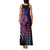 Hawaiian Sea Turtle Family Matching Tank Maxi Dress and Hawaiian Shirt Pink Hibiscus Flowers and Kakau Pattern