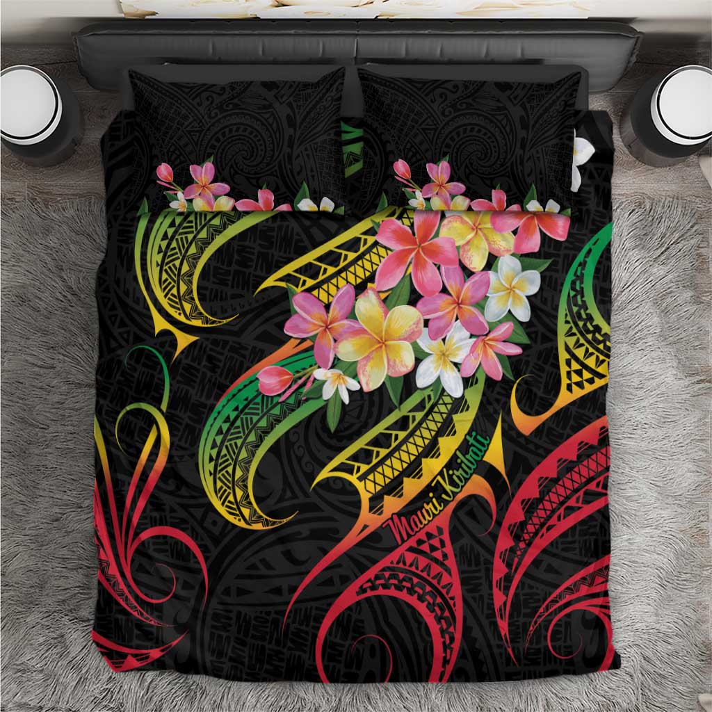 Kiribati Red Jasmine Mango Bedding Set Reggae Polynesian Art Vibe LT9 Reggae - Polynesian Pride