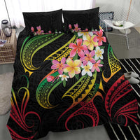 Kiribati Red Jasmine Mango Bedding Set Reggae Polynesian Art Vibe LT9 - Polynesian Pride