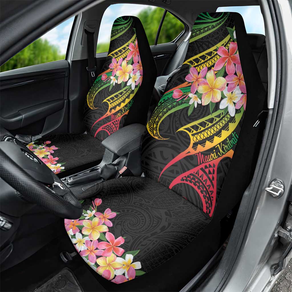 Kiribati Red Jasmine Mango Car Seat Cover Reggae Polynesian Art Vibe LT9 - Polynesian Pride