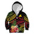 Personalised Tokelau Tropical Flowers Kid Hoodie Reggae Polynesian Art Vibe