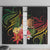 Personalised Tokelau Tropical Flowers Window Curtain Reggae Polynesian Art Vibe