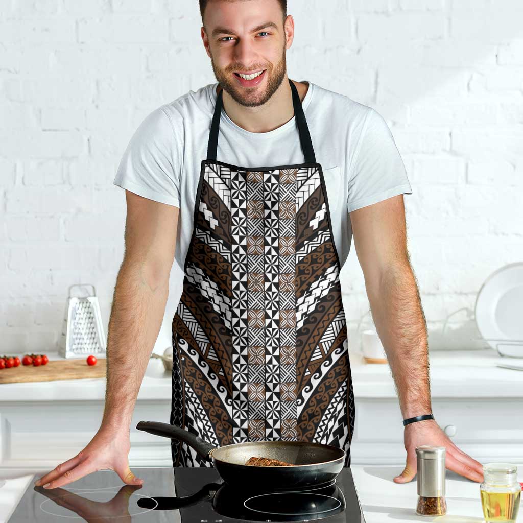 Brown Tongan Polynesian Tribal Apron - Polynesian Pride