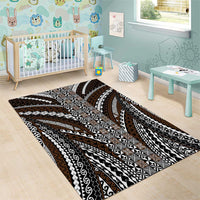 Brown Tongan Polynesian Tribal Area Rug - Polynesian Pride