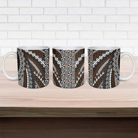 Brown Tongan Polynesian Tribal Ceramic Mug - Polynesian Pride