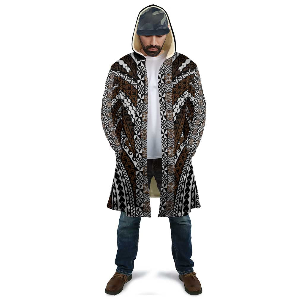 Brown Tongan Polynesian Tribal Cloak - Polynesian Pride