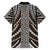 Brown Tongan Polynesian Tribal Family Matching Off The Shoulder Long Sleeve Dress and Hawaiian Shirt - Polynesian Pride