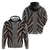 Brown Tongan Polynesian Tribal Hoodie - Polynesian Pride
