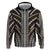 Brown Tongan Polynesian Tribal Hoodie - Polynesian Pride