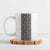 Light Gray Tongan Polynesian Tribal Ceramic Mug - Polynesian Pride