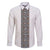 Light Gray Tongan Polynesian Tribal Family Matching Long Sleeve Bodycon Dress and Hawaiian Shirt - Polynesian Pride