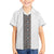 Light Gray Tongan Polynesian Tribal Family Matching Tank Maxi Dress and Hawaiian Shirt - Polynesian Pride