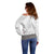 Light Gray Tongan Polynesian Tribal Off Shoulder Sweater - Polynesian Pride