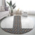 Light Gray Tongan Polynesian Tribal Round Carpet - Polynesian Pride