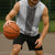 Light Gray Tongan Polynesian Tribal Sleeveless Hoodie - Polynesian Pride