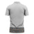 Light Gray Tongan Polynesian Tribal Zipper Polo Shirt - Polynesian Pride