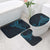 Black Blue Polynesian Tribal Bathroom Set - Polynesian Pride