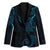 Black Blue Polynesian Tribal Blazer - Polynesian Pride