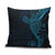 Black Blue Polynesian Tribal Pillow Cover - Polynesian Pride
