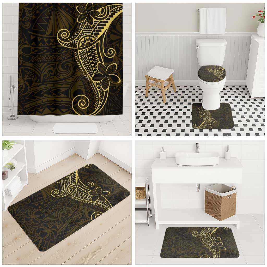 Black Gold Polynesian Tribal Bathroom Set LT9 - Polynesian Pride