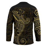 Black Gold Polynesian Tribal Hockey Jersey - Polynesian Pride