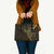 Black Gold Polynesian Tribal Leather Bag - Polynesian Pride