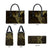 Black Gold Polynesian Tribal Leather Bag - Polynesian Pride