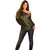 Black Gold Polynesian Tribal Off Shoulder Sweater - Polynesian Pride