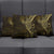 Black Gold Polynesian Tribal Pillow Cover - Polynesian Pride