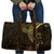 Black Gold Polynesian Tribal Travel Bag - Polynesian Pride