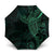 Black Green Polynesian Tribal Umbrella - Polynesian Pride